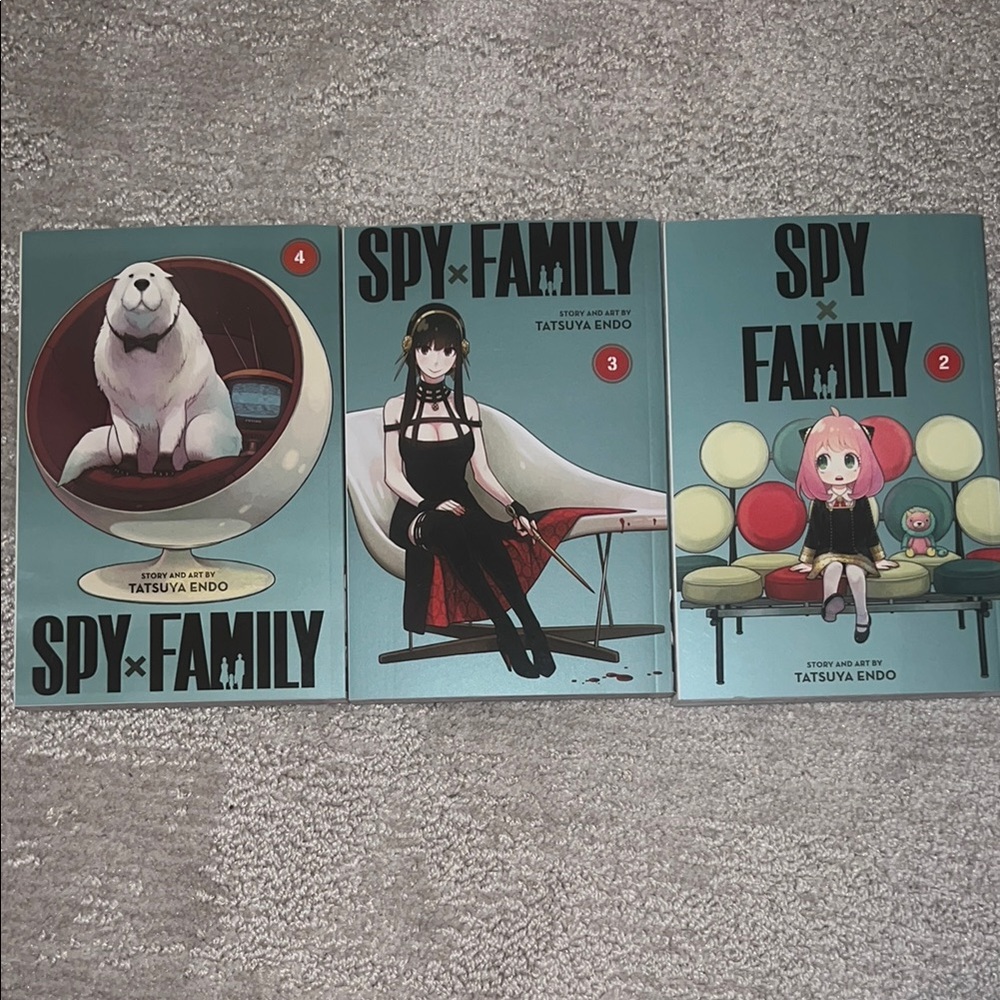 Spy x Family Manga Volumes 2, 3, 4